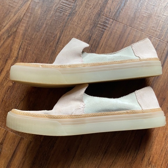 Toms Loma slip on shoes two tone suede size 9 - Picture 3 of 7